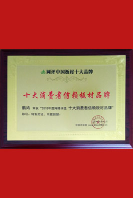 十大消费者信赖板材品牌