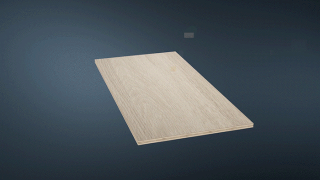 实木家具板材分层动态图